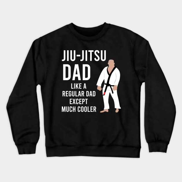 Jiu-jitsu dad, Bjj dad gift, Jiu jitsu father Crewneck Sweatshirt by fighterswin